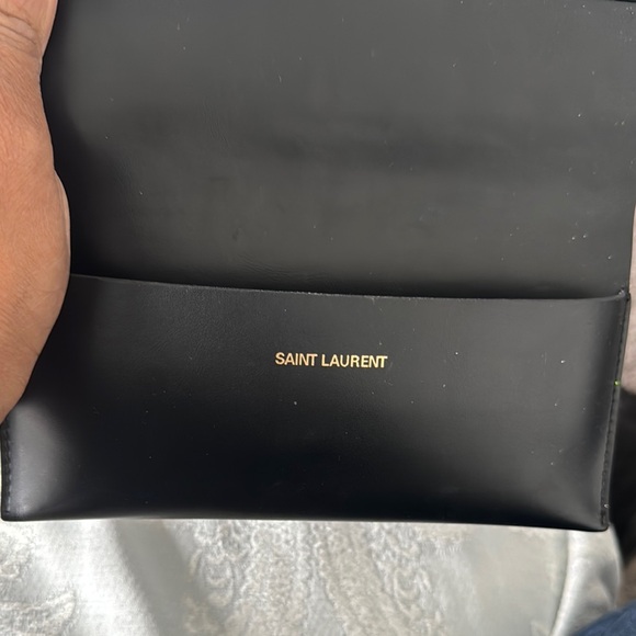 Saint Laurent Women's Square Sunglasses - Tan - Picture 6 of 6